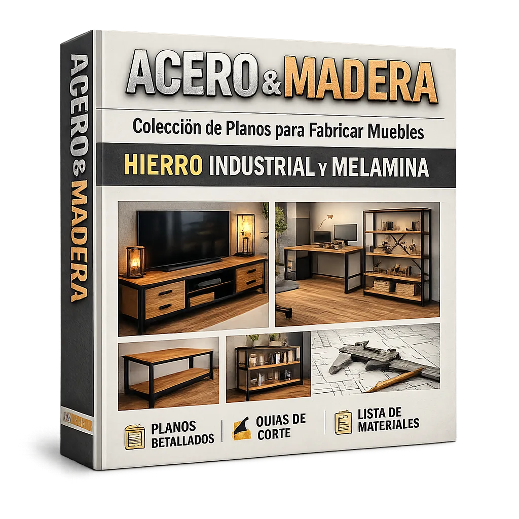 Mockup Maestro del Acero y la Madera